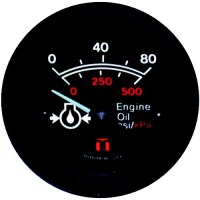 Amega Gauge-Oil Pressure 80Psi - 57903P - 11-57903Pf1