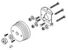 90 Deg. Jet Boat Bezel Kit - SB39452P - 1-SB39452PF1