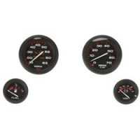 Sierra 68362P Amega Signature Series 4 Outboard Set with Tachometer, Speedometer, Voltmeter & Fuel Gauges - 68362P - 11-68362PF1
