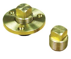 Brass Transom Drain Plug Kit For Ca Use 10064 - 020305-10 - 114-02030510F1