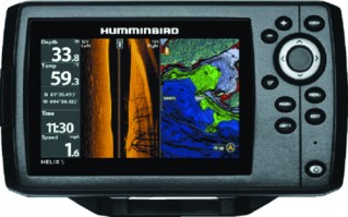 Humminbird HELIX 5 CHIRP SI Combo Fishfinder/GPS/Chartplotter With Side Imaging® - 410230-1M - 137-4102301MF1