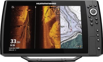 Humminbird 4114501CHO Helix 12 CHIRP MEGA SI+ Fishfinder/Chartplotter/GPS G4N CHO (No Tansducer) - 411450-1CHO - 137-4114501CHOF1