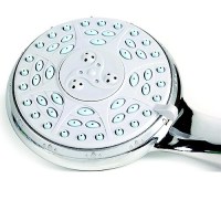 Camco 43710 Shower Head, Chrome W/On/Off Switch - 43710 - 17-43710F1