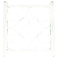 Camco Screen Door Push Bar And Deluxe Grille, White - 43997 - 17-43997F1