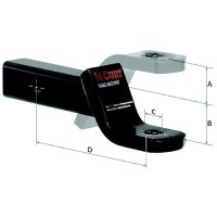 Tow Ready 80791 Triple Tow Ball Mount - 80791 - 220-80791F1