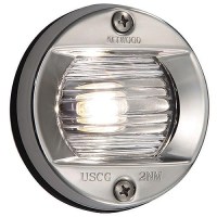 Attwood Flush Mount Transom Light Round - 6356D7 - 23-6356D7F1