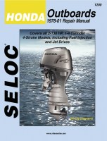 Seloc Marine Manual For Honda Outboards, All Engines - 18-01200 - 230-1200F1