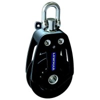 Lewmar 50Mm Htx Block, Single, Black, 3/8