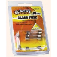 Battery Doctor Agc Glass Fuse, 10A, 5/Pk - 24610 - 240-24610F1