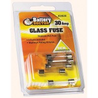 Battery Doctor Agc Glass Fuse, 30A, 5/Pk - 24630 - 240-24630F1