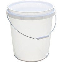 3-1/2 Gal. Plastic Industrial Pail, White - 1000574 - 320-1000574F1