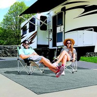 Prest-O-Fit 21204 Surface Mate Patio Rug, 8' X 12', Gray - 2-1204 - 330-21204F1