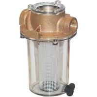 Groco Arg Bronze Strainer With Plastic Basket - Arg-1500-P - 34-Arg1500Pf1