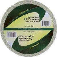 Jr Products Vinyl Insert - Premium, 50' Colonial White - 10081 - 342-10081F1