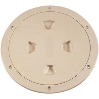 Beckson Screw Out Deck Plate With Standard Trim Ring, Diamond Center - Dp84N - 35-Dp84Nf1