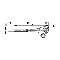 Sea-Dog 189700 Lifeline Pelican Hook - 189700 - 354-189700F1