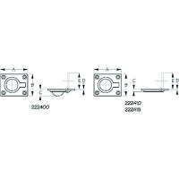 Sea-Dog 2224001 Ring Pull, Chrome, A: 1-7/8