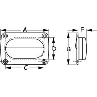 Flush Pull, White - 227321-1 - 354-2273211F1