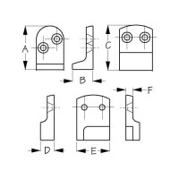 Sea-Dog 3222701 Ladder Locks, Chrome - 322270-1 - 354-3222701F1