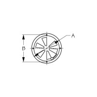 Sea-Dog 331455 Butterfly Vent - Side Knob, 5