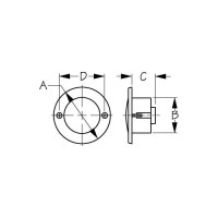 Sea-Dog 400135 Transom Light - Round - 400135-1 - 354-4001351F1