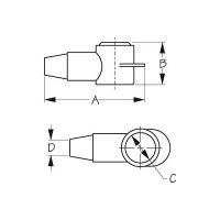 Pvc Terminal Cap - Red (2-2/0 Ga.) - 415196-1 - 354-4151961F1