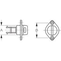 Nylon Drain Plug - 520010 - 354-520010F1