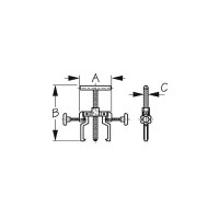 Stainless Impeller Puller, Sm., 1-1/4