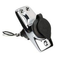 Seachoice Chrome-Plated Spare Light Base Assembly, Plug In, Waterproof Snap-On Cover - 8261 - 50-08261F1