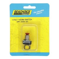 Seachoice Push Button Boat Horn Switch, Panel Mount - 11701 - 50-11701F1