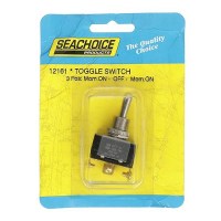 Seachoice 3-Position Boat Toggle Switch, Momentary On/Off/Momentary On - 12161 - 50-12161F1
