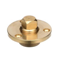 Seachoice Cast Bronze Marine Boat 2 In. Garboard Drain W/ Brass Plug - 18751 - 50-18751F1