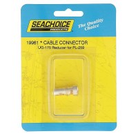 Seachoice Ug175 Adapter, Silver, Vhf Cable Antenna Connector - 150921 - 50-19961F1
