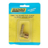Seachoice 20861 90 Degree Brass Fuel Elbow - 50-20861 - 50-20861F1