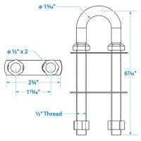 Seachoice Stainless Steel Bow Eye - 50-33641 - 50-33641 Superseded By: 50-33662F1