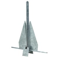 Seachoice 41720 Hot Dipped Galvanized Deluxe Anchor, Size 8S - 41720 - 50-41720F1