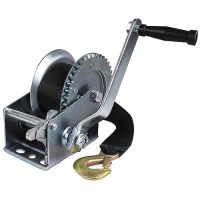 Seachoice 52161 1,000 Lb. Manual Trailer Winch, 1-Speed, 25-Ft. Strap W/Snap Hook - 50-52161 - 50-52161F1