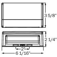 Seachoice Submersible Led Combination Trailer Light - Stl57Rssch - 50-52661F1