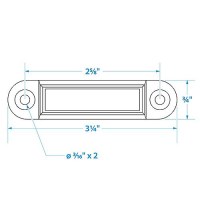 Seachoice Boat Cover Support Sockets, Chrome Plated Zinc, Set Of 2 - 78011 - 50-78011F1