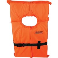 Seachoice 85580 Type Ii Life Vest - Xl, Orange - 50-85580 - 50-85580F1