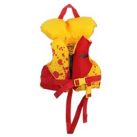 Seachoice 86100 Type Ll Deluxe Childrens Vest Infant, Red/Yellow Life Vest With Pop-Up Pillow -  - 50-86100 Superseded By: 50-86101F1
