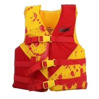 Seachoice Level 70 Life Jacket, Deluxe Adjustable Boat Vest, Bright Yellow And Red, Youth, 55-88 Lbs. - 86170 - 50-86170F1