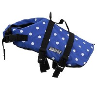 Seachoice 86280 Dog Life Vest - Blue Polka Dot, Sm - Dv-S-86280 - 50-86280F1