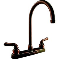 Dura Faucet Dfpk330Hcorb J-Spout Kitchen Faucet, Oil Rub Bronze - Df-Pk330Hc-Orb - 621-Dfpk330Hcorbf1