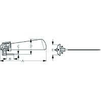 Sea-Lect Designs Trucourse™ Rudder & Footbrace Kit - K748100-3 - 680-K7481003F1