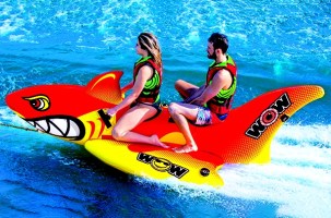 WOW Sports 201040 Big Shark Towable, 1-2 Person - 20-1040 - 742-201040F1