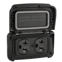 Scanstrut Ventura Series Dual AC Outlet - 125V - 20A - SC-V-P1 - 922-SCVP1F1